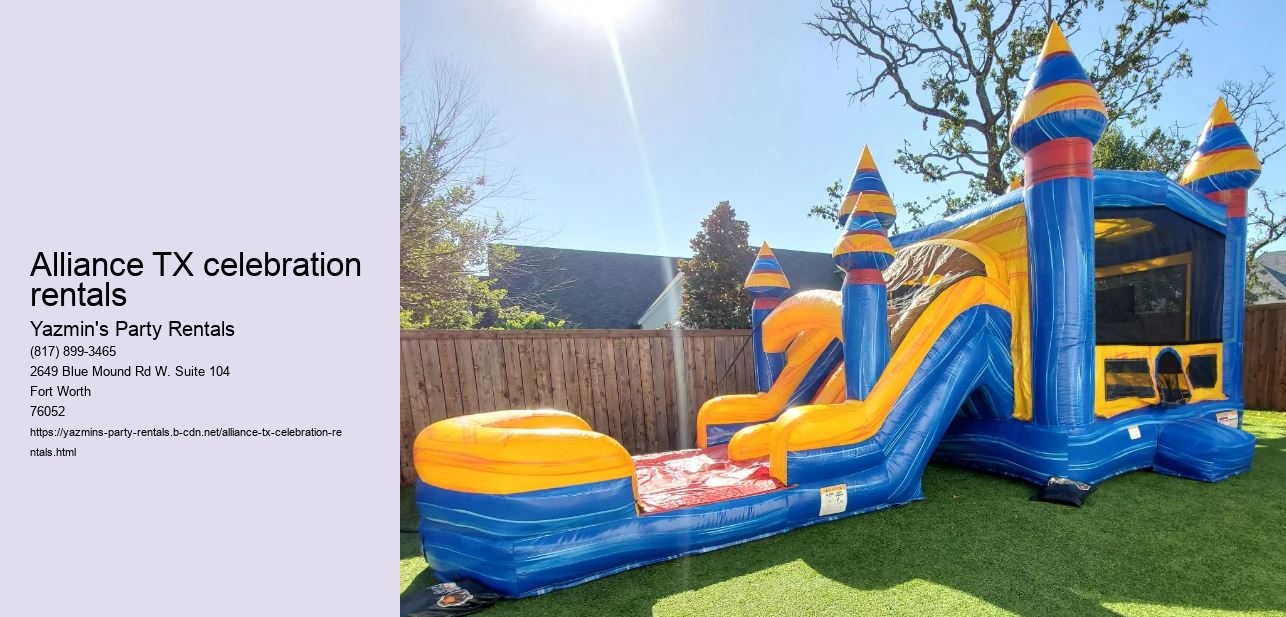 Alliance TX celebration rentals