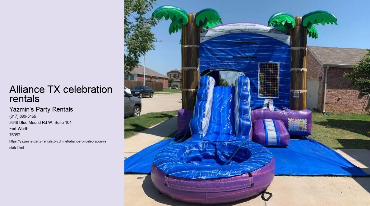 Alliance TX's Go-To for Bounce House Rentals: Make Your Event Memorable!