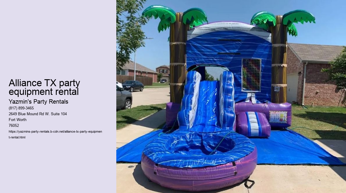 Alliance TX's #1 Choice for Bounce House Rentals: Reserve Now!