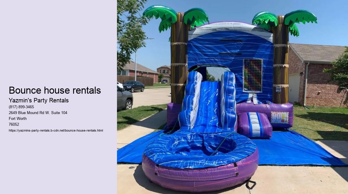 Alliance TX's Premier Bounce House Rentals: Elevate Your Event!
