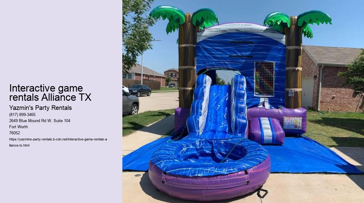 Alliance TX's Favorite Bounce House Rentals: Make Every Party a Hit!