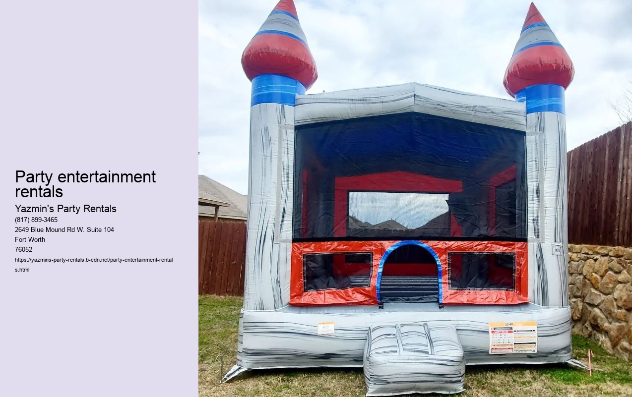 Party entertainment rentals 