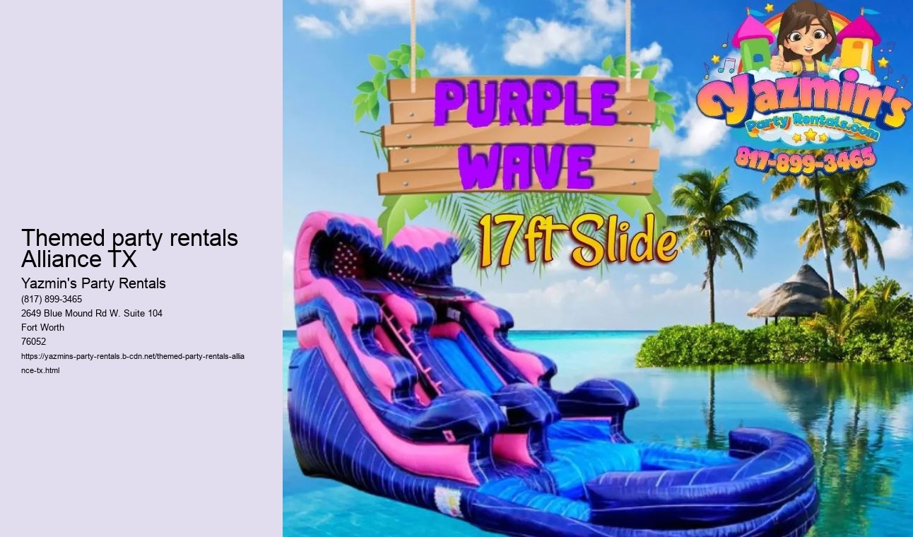 Themed party rentals Alliance TX